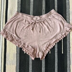 Abercrombie & Fitch Sleepwear Ruffled Lounge Shorts